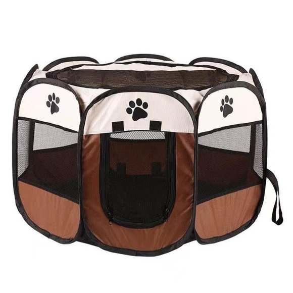 Large Dog Playpen Foldable & Portable Pet Exercise Tents for Small Pets Activity - Picture 8 of 11